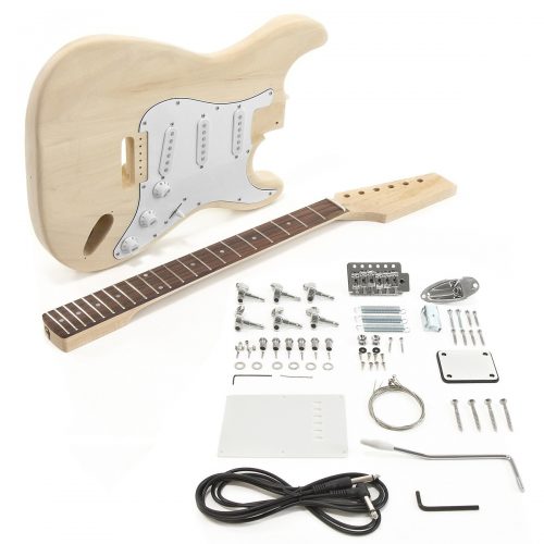 SAGA KIT COMPLETO PER CHITARRA TIPO STRATO DA MONTARE