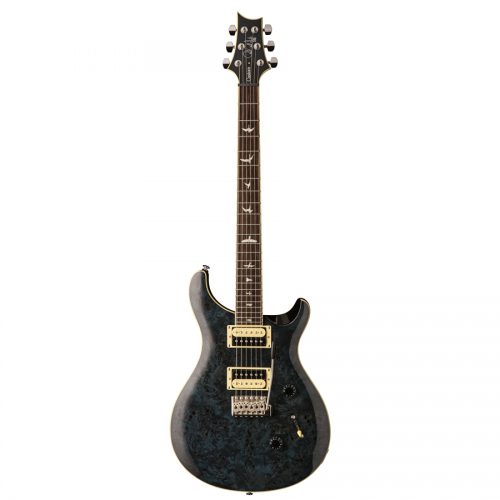 PRS SE CUSTOM 24 POPLAR BURL VENEER WHALE BLUE