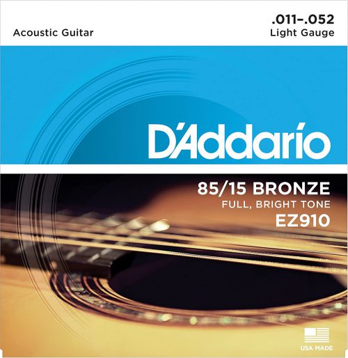 D'ADDARIO CORDE PER CHITARRA ACUSTICA 11 52 EZ910