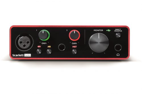 FOCUSRITE SCHEDA AUDIO SCARLETT SOLO 3RD GENERATION