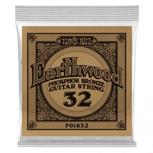 Ernie Ball corda singola 1832 Earthwood Phospor Bronze .032