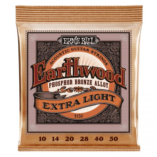 Ernie Ball muta di corde 2150 Earthwood Phosphor Bronze Extra Light 10-50