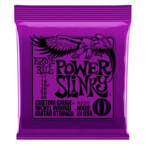 Ernie Ball muta di corde 2220 Nickel Wound Power Slinky 11-48