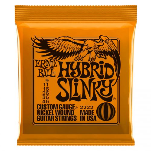 Ernie Ball muta di corde 2222 Nickel Wound Hybrid Slinky 9-46