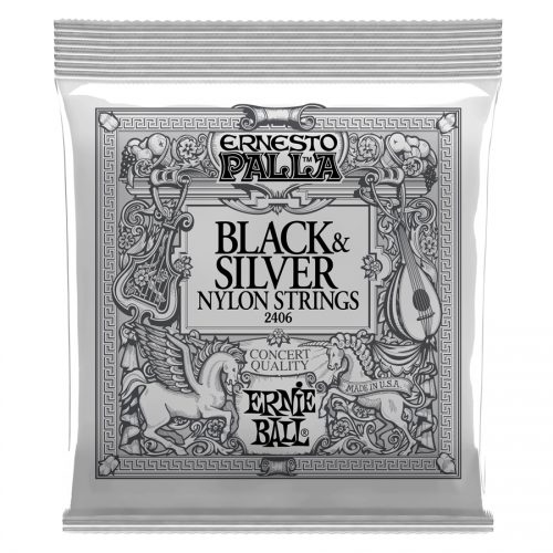 Ernie Ball muta di corde 2406 Ernesto Palla Black & Silver