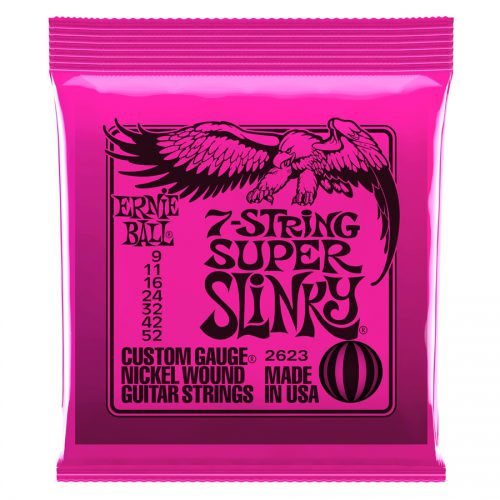 Ernie Ball muta di corde 2623 Nickel Wound Super Slinky 9-52