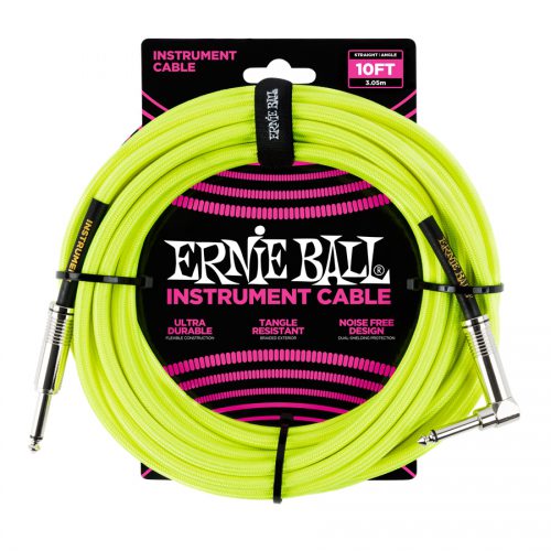 Ernie Ball 6080 Cavo Braided Neon Yellow 3,05 m