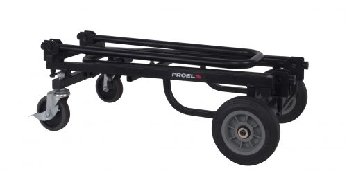 PROEL MULTIPURPOSE FOLDING TROLLEY 5CM BLACK