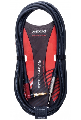 BESPECO CAVO JACK ANGOLARE MONO CONNETTORE NEUTRIK SILENT 4,5MT