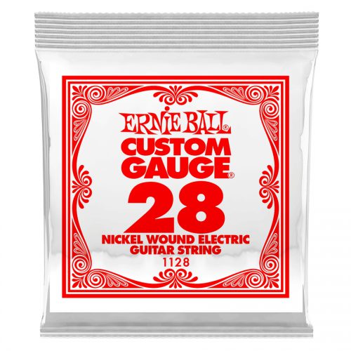 Ernie Ball corda singola 1128 Nickel Wound .028