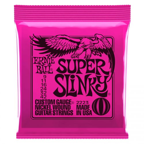 Ernie Ball muta di corde 2223 Nickel Wound Super Slinky 9-42