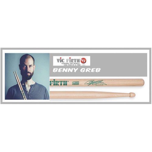 VIC FIRTH BACCHETTE SIGNATURE BENNY GREB SS-SBG