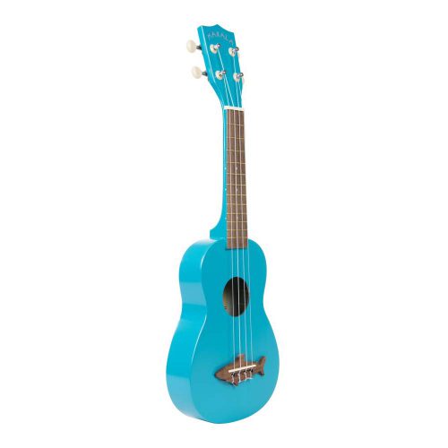 Kala MKSSBLU - Ukulele soprano Shark - Mako Blue - con borsa