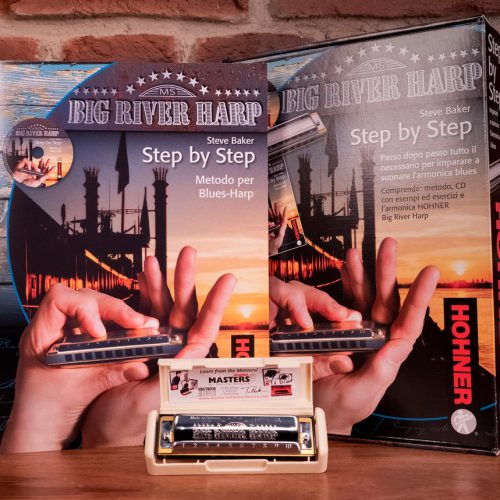 HOHNER BIG RIVER STEP BY STEP PACK: ARMONICA + MANUALE IN ITALIANO