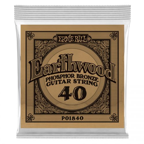 Ernie Ball corda singola 1840 Earthwood Phospor Bronze .040