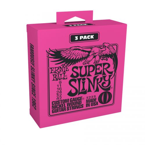 Ernie Ball muta di corde 3223 Nickel Wound Super Slinky 9-42