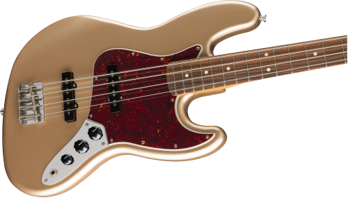 Fender Vintera '60s Jazz Bass, Pau Ferro Fingerboard, Firemist Gold