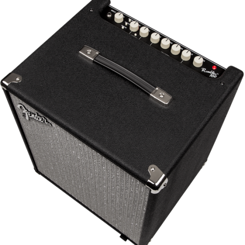 Fender Rumble 100 (V3) Black/Silver - Bass Combo Amplifier