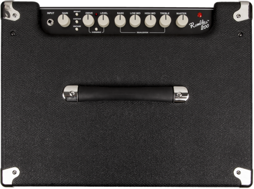 Fender Rumble 200 V3 Black/Silver Bass Amplifier 200W