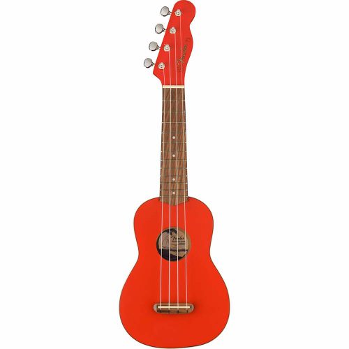 Fender Venice Soprano Ukulele FIESTA RED FSR