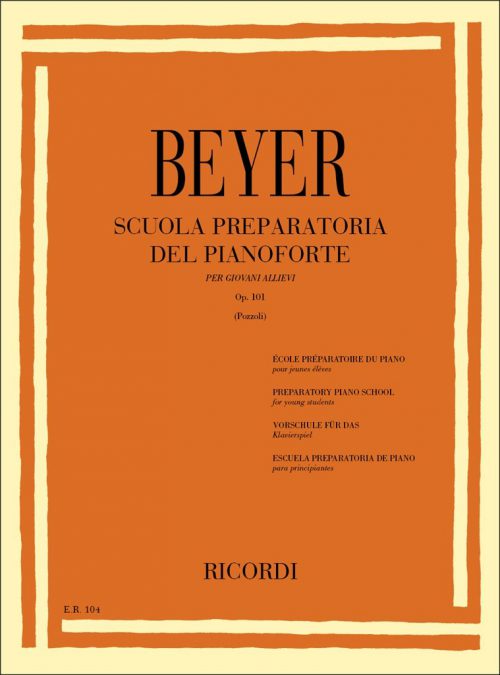 Preparatory Piano School Op. 101 - Ferdinand Beyer