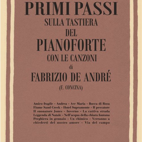 Primi Passi: Fabrizio De Andre - Pianoforte