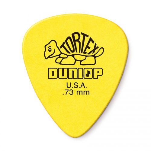 Dunlop 418R Tortex Standard Yellow .73