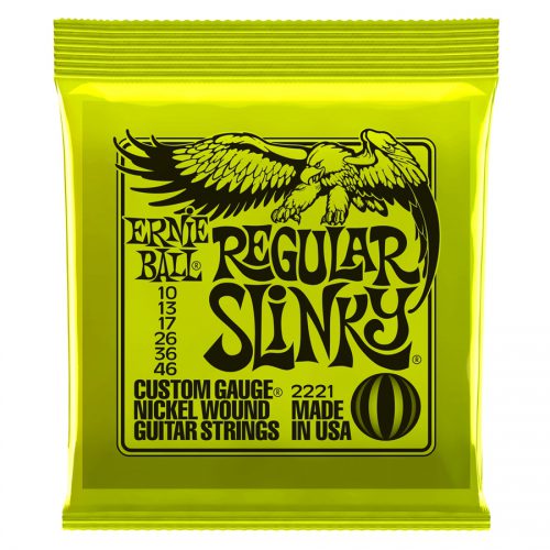 Ernie Ball muta di corde 2221 Nickel Wound Regular Slinky 10-46