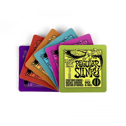 ERNIE BALL - 4003 SOTTOBICCHIERI ERNIE BALL SLINKY - Confezione da 6