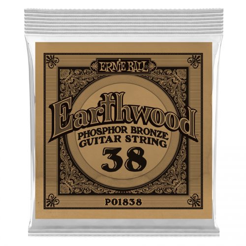 Ernie Ball corda singola 1838 Earthwood Phospor Bronze .038