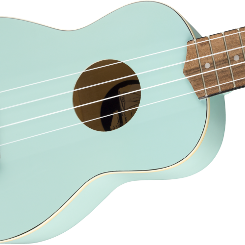 Fender ukulele Venice Soprano, Walnut Fingerboard, Daphne Blue