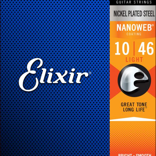 ELIXIR ELECTRIC GUITAR STRINGS 10 46 NANOWEB