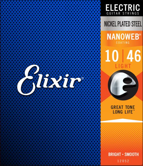 ELIXIR ELECTRIC GUITAR STRINGS 10 46 NANOWEB