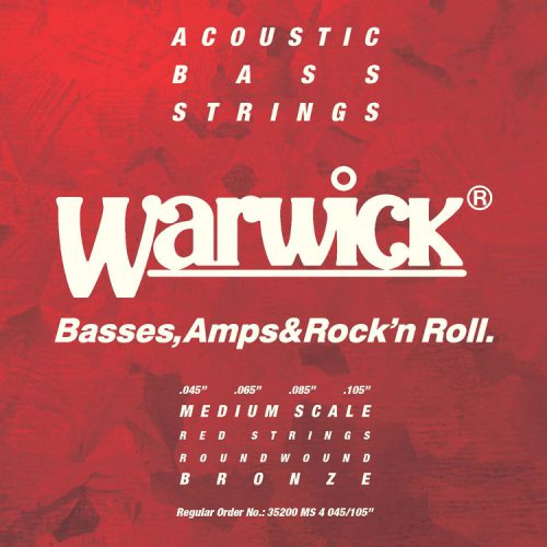 WARWICK Red Label Basso Acustico 4 St 045-105 Bronze