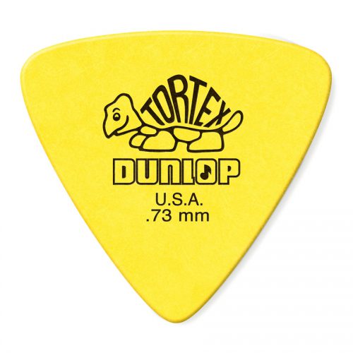 Dunlop 431P Tortex Triangle Yellow .73