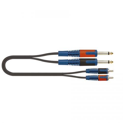 QUIK LOK CAVO 2 JACK MONO 2 RCA RKSA1302