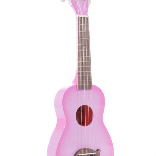 Makala MK-SD/PKBURST - Ukulele soprano Dolphin - Pink Burst - c/borsa