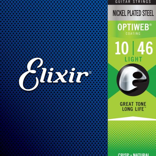 ELIXIR CORDE PER CHITARRA ELETTRICA 10 46 OPTIWEB