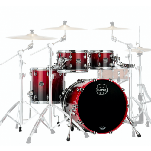 MAPEX BATTERIA SATURN NEW FUSION SCARLET FADE - SR504XRQ