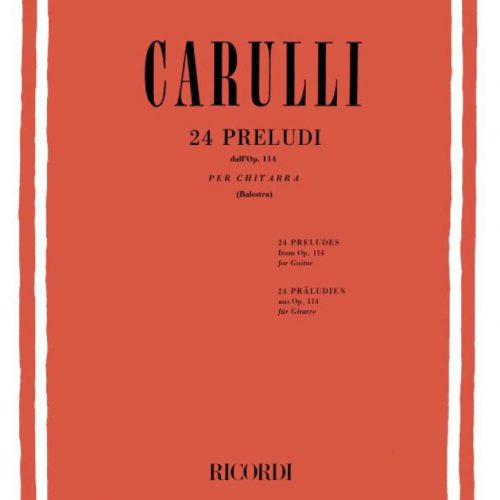 Ferdinando Carulli 24 PRELUDI DALL&#039;OP. 114