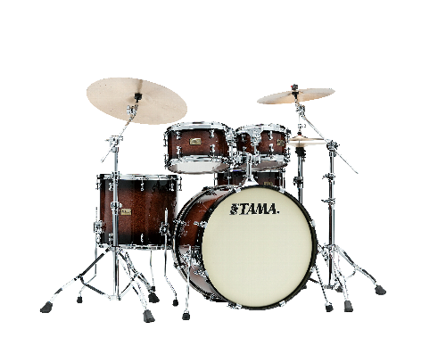 TAMA S.L.P. Drum Kit Dynamic Kapur GLOSS BLACK KAPUR BURST