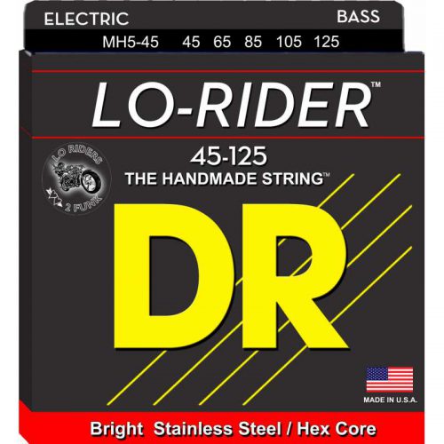 DR CORDE PER BASSO 5 CORDE LO-RIDER 45 125