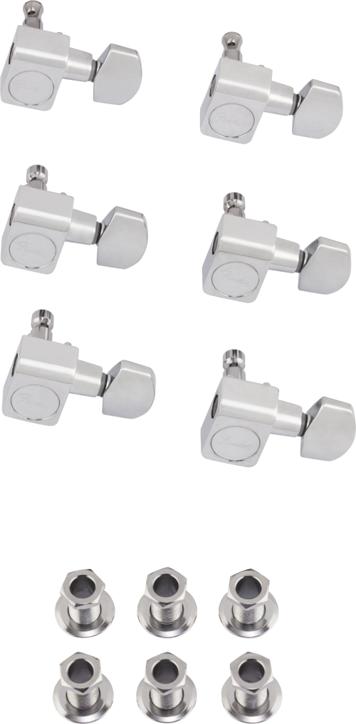 FENDER American Standard Series Guitar Tuning Machines Chrome (6)