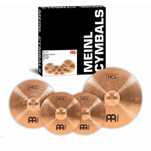 MEINL SET SERIE HCS BRONZE Hi-hat 14&#039; Crash 16&#039; &#039;Ride 20&#039;