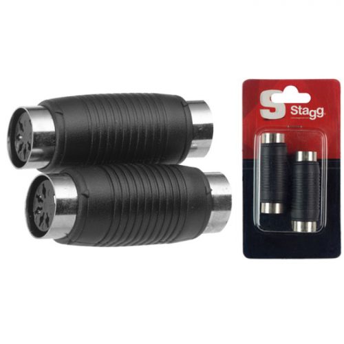 STAGG Adattatore 1xDin(5pin) F/1xDin(5pin) F Cnf.2pcs