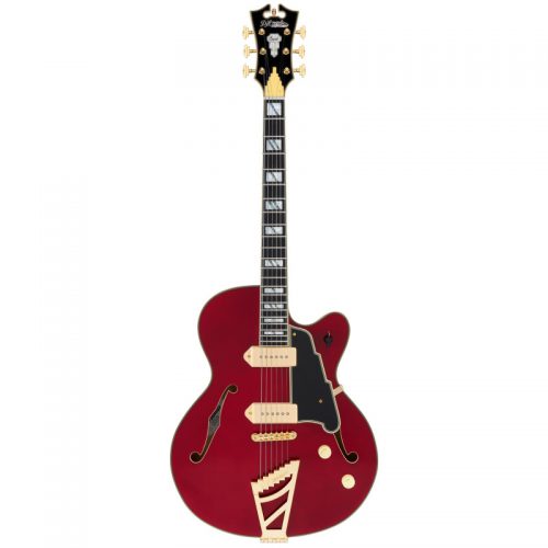 D'ANGELICO EXCEL 59 (with stairstep tailpiece) TRANS CHERRY
