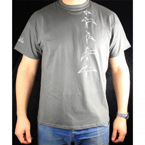 PRS MAGLIETTA T-SHIRT Birds Charcoal L