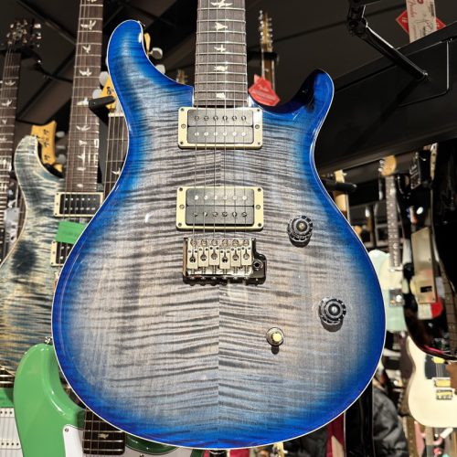 PRS CE24 FLAME FadedGrayBkBlueBurst HFS