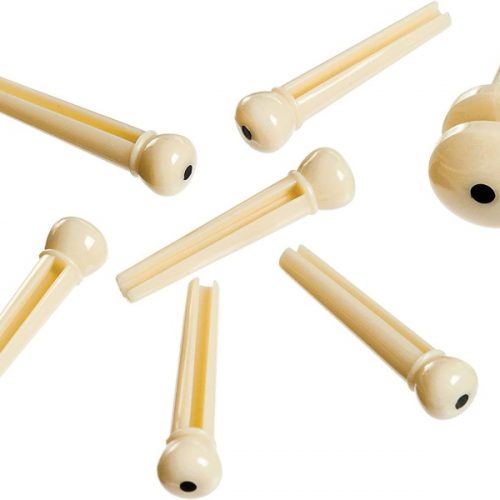 D'ADDARIO SET DI PIN PER CHITARRA ACUSTICA BIANCHI