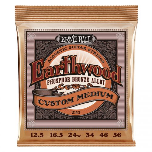 ERNIE BALL - 2143 EARTHWOOD CUSTOM MEDIUM PHOSPHORE BRONZE 12,5 56